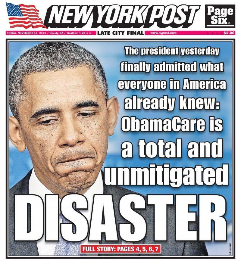 ObamaCare : le désastre