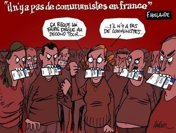 Il n’y a pas de communistes en France