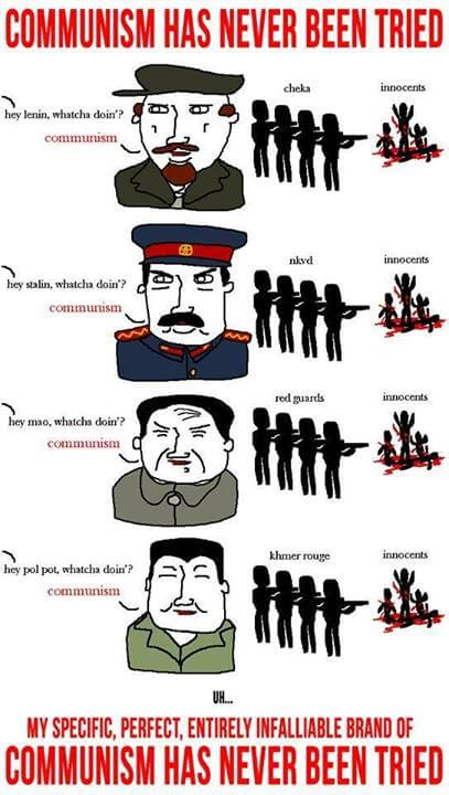 Communism has never been tried